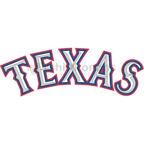 Texas Rangers T-shirts Iron On Transfers N1973